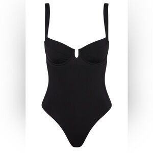 NWT Monday Swimwear Clovelly One-Piece in black